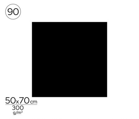 Papír barevný 50x70 černý