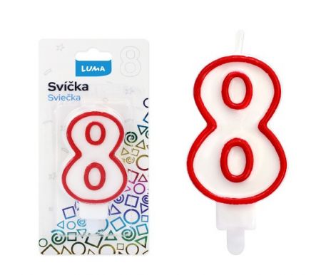 Svíčka č.8 LUMA