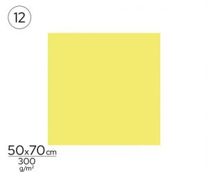 Papír barevný sv. žlutý 50x70cm 