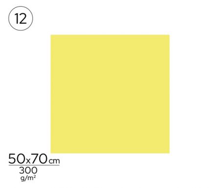 Papír barevný sv. žlutý 50x70cm 