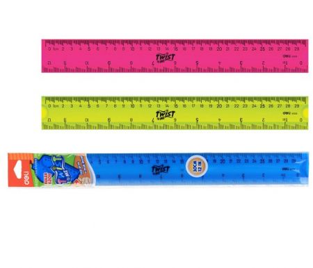 Pravítko ohebné mix 30cm