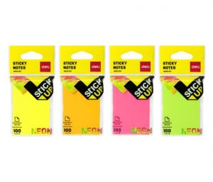 Bloček samolepící STICK UP neon 51x76mm mix barev