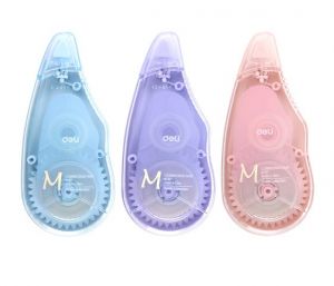 Korekční strojek 5mmx12m MACARON DELI E8137 mix barev