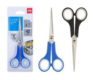 Nůžky 175mm LUX DELI E6003 mix