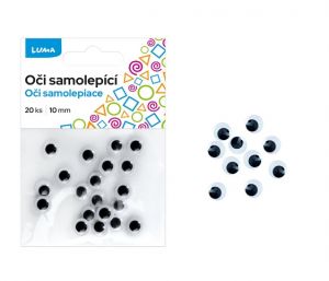 Oči kulaté 10mm 20ks