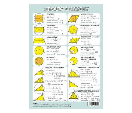 Obvody a obsahy A5 LUMA