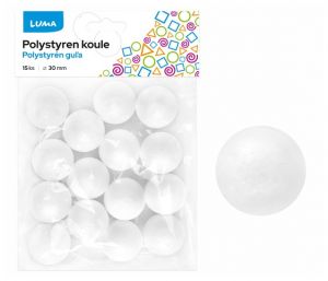 Polystyren koule 30mm 15ks