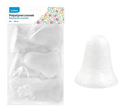 Polystyren Zvonek 63mm 6ks