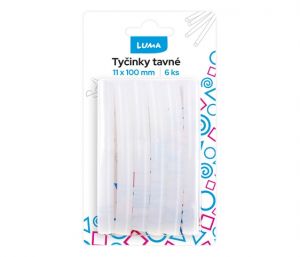 Tavné tyčinky 11 x100 mm 6ks