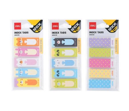 Záložky STICK UP mini set DELI EA64002 mix