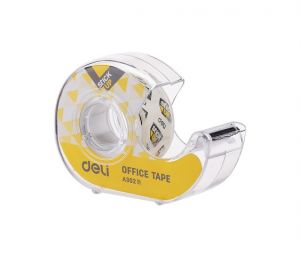 Lepící páska transparentní 18mmx7,62m + odvíječ STICK UP DELI EA30211