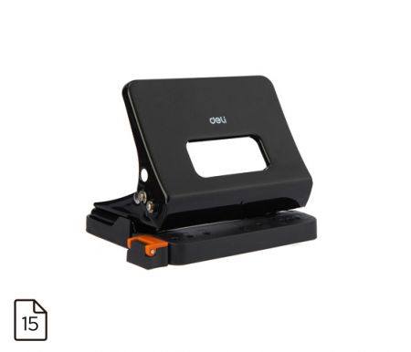 Děrovačka celokovová "BEZ NÁMAHY" DELI E0141 černá