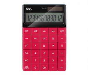 Kalkulačka DELI E1589 červená