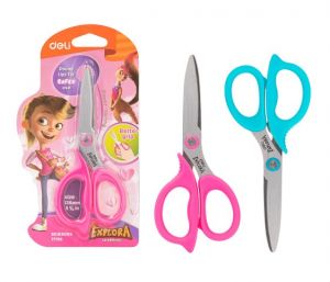 Nůžky dětské 135mm DELI E77755 EXPLORA mix
