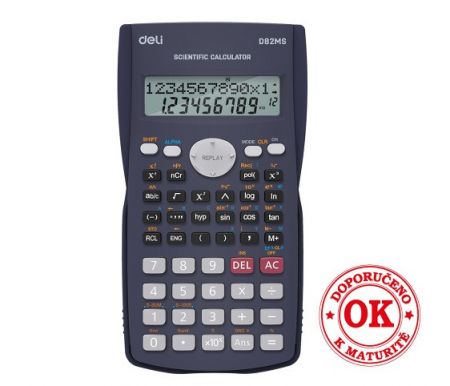 Kalkulačka vědecká DELI ED82MS