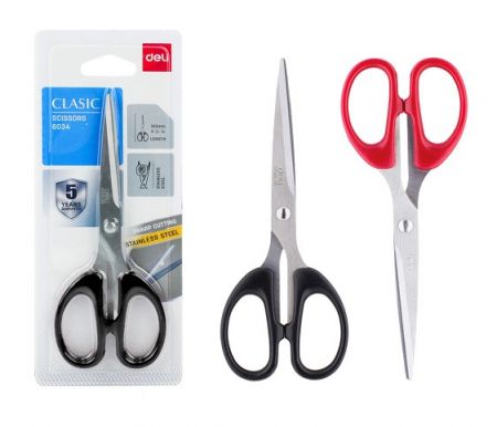Nůžky 160mm DELI E6034 mix