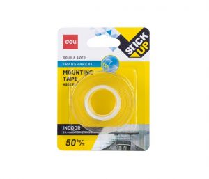 Lepící páska oboustranná montážní transp. 25,4mm x 1,5m STICK UP DELI EA35201