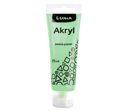 Barva akrylová PASTEL zelená 75ml