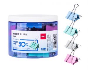 Binder clip 50mm, 12ks "Bez námahy" DELI E8551S