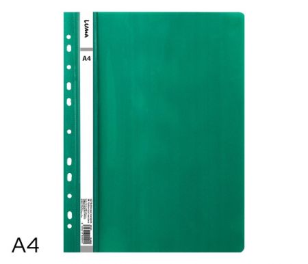 Rychlovazač A4 PP euro LUMA, tm. zelený