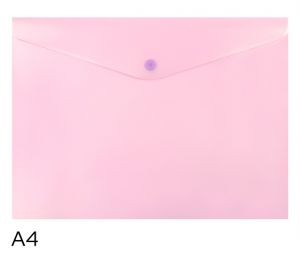 Obal spisový s klopou a drukem A4 pastel LUMA, fialový