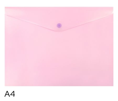 Obal spisový s klopou a drukem A4 pastel LUMA, fialový