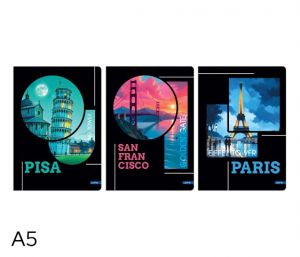 Kniha záznamová A5 linka 96l Metropolis