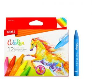 Voskovky DELI 12 barev JUMBO ColoRun EC20900
