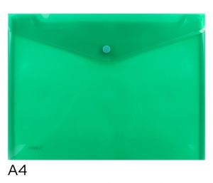 Obal spisový s klopou a drukem A4 LUMA, zelený