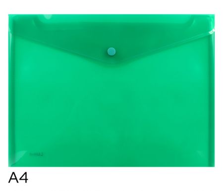 Obal spisový s klopou a drukem A4 LUMA, zelený