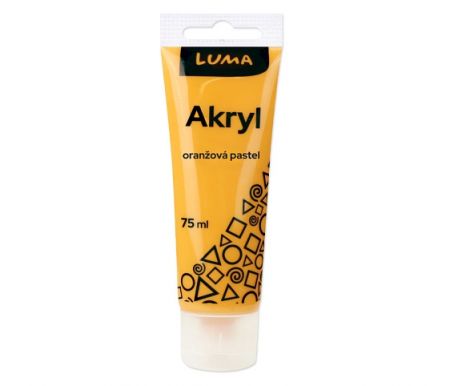 Barvy akrylové PASTEL oranžová 75ml