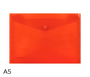 Obal spisový s klopou a drukem A5 LUMA, červený