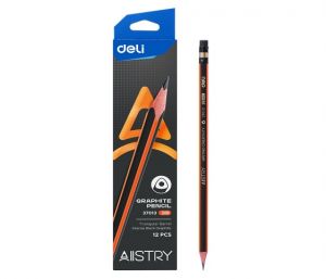 Tužka č.1 trojhranná s gumou DELI E37013