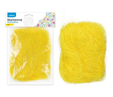 Sisal žlutý 30g LUMA