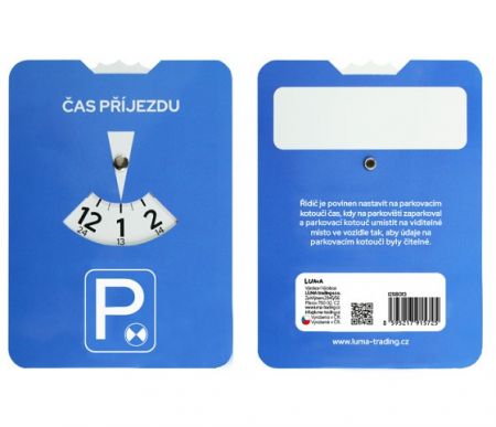 Parkovací hodiny papírové