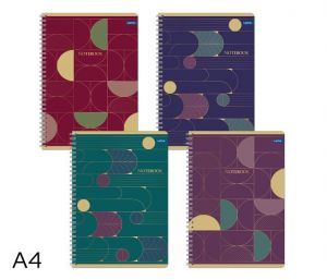 Bloks boční spirálou A4 HARMONY linka 60l mix