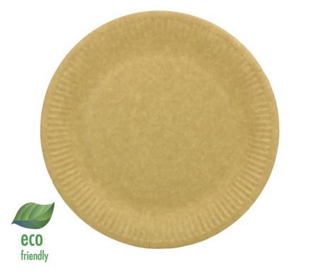 Nádobí - Talíř papírový kulatý 23cm, 20ks