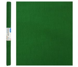 Papír krepový zelený tmavě LUMA