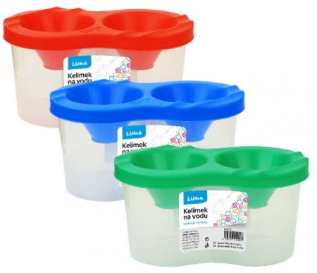 Kelímek na vodu dvojitý LUMA mix