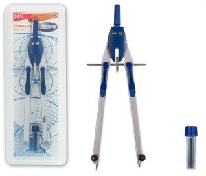 Kružítko kovové v krabičce ACCURO DELI EG30994