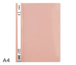 Rychlovazač A4 PP pastel LUMA, růžový