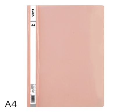 Rychlovazač A4 PP pastel LUMA, růžový