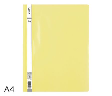 Rychlovazač A4 PP pastel LUMA, žlutý