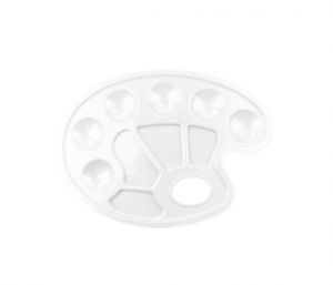 Paletka malířská velká bílá