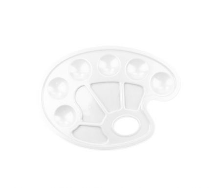 Paletka malířská velká bílá