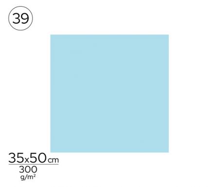 Papír barevný 35 x 50cm modrý ledově
