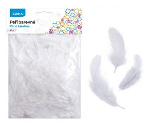 Peří bílé 10g 