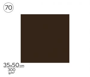 Papír barevný 35 x 50cm černohnědá