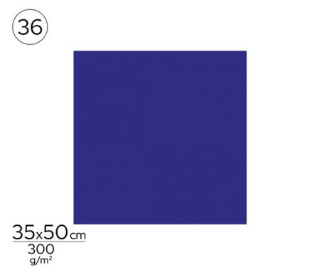 Papír barevný 35 x 50cm modrá ultramarin