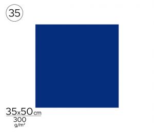 Papír barevný 35 x 50cm modrý tmavě